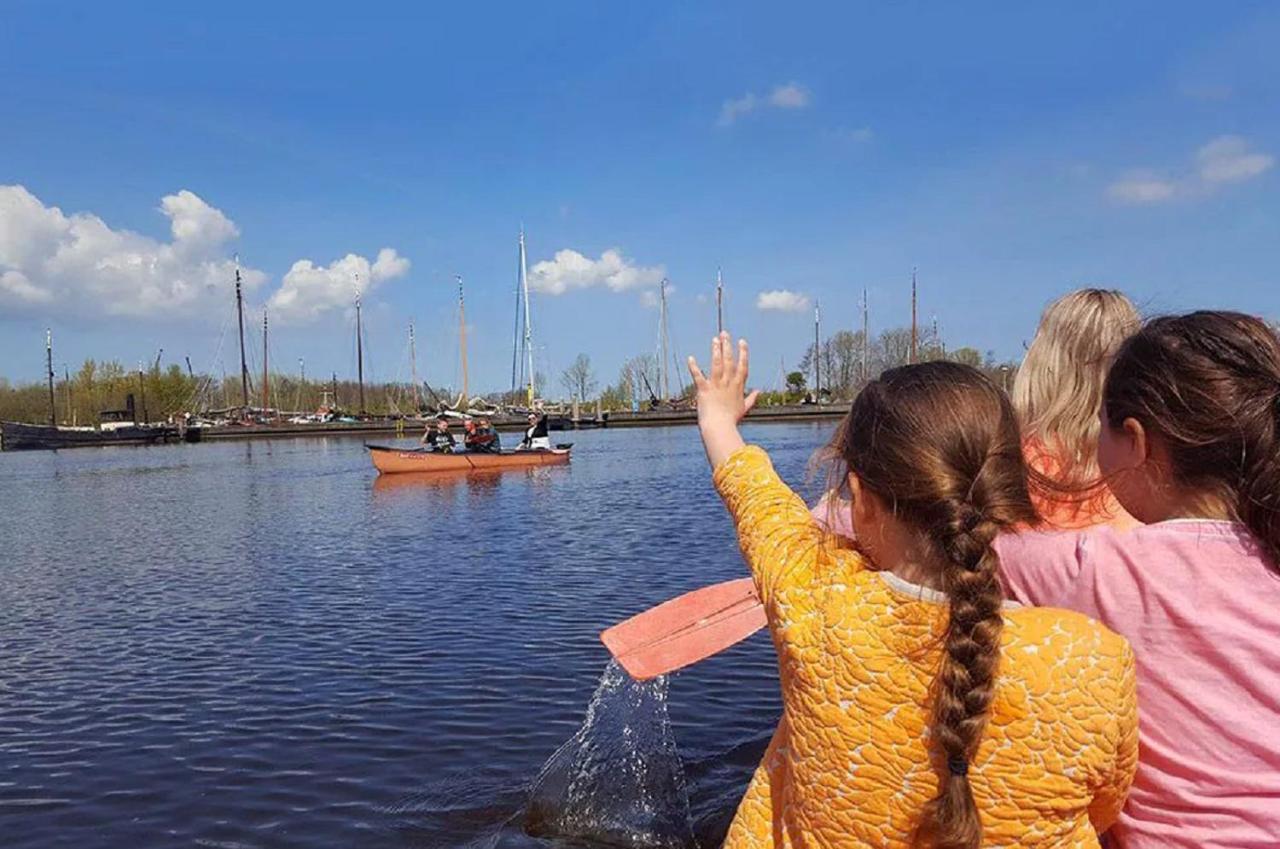 Chalet Op Camping Lauwersoog Met 3 Slaapkamers En Vaatwasser - Joycasa 外观 照片